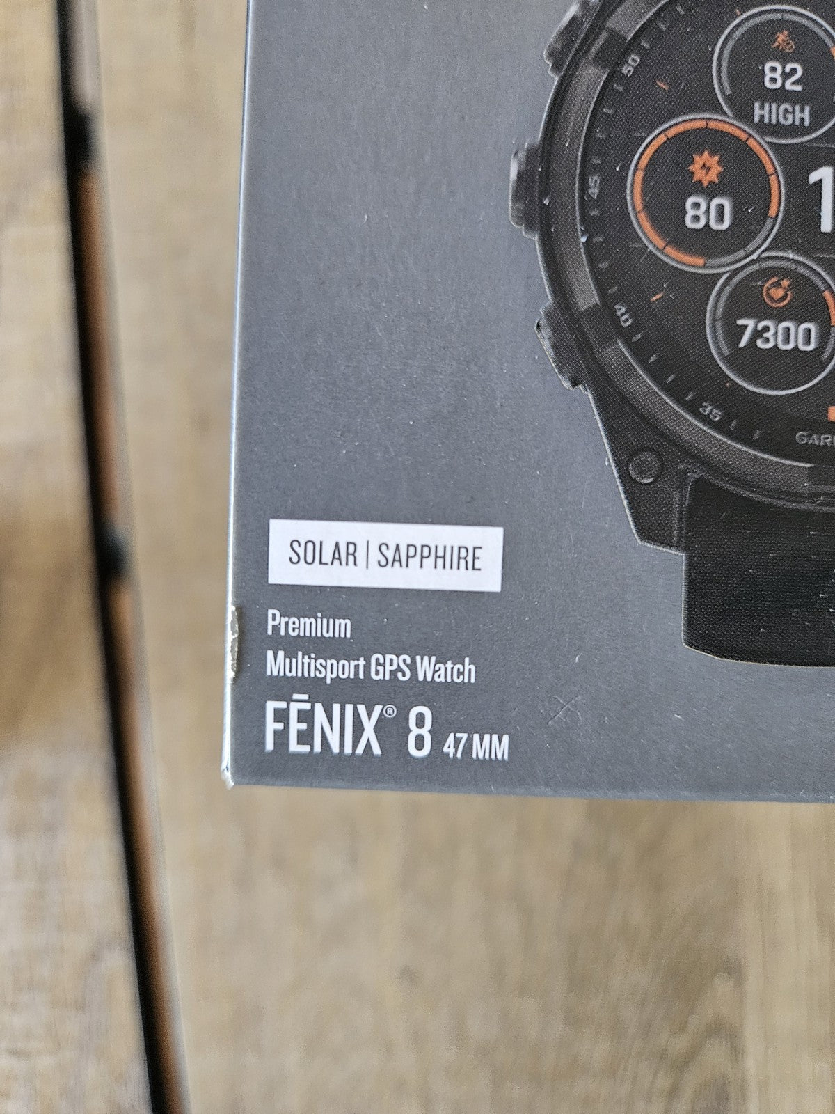 Garmin Fenix 8 Saphire Solar DLC Titanium Carbon Gray Watch 47mm With Extras
