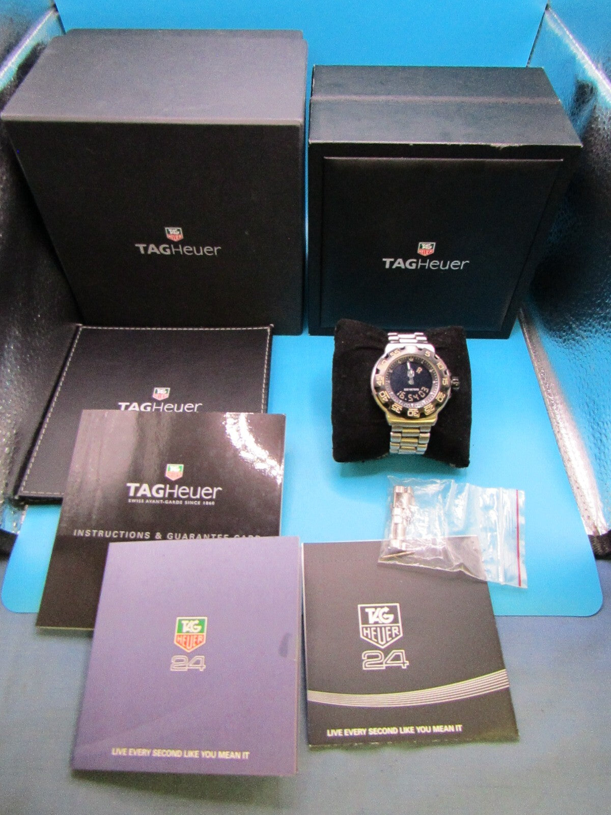 Men’s Tag Heuer CAC111D Formula 1 Chronotimer Digital Quartz - Complete Set