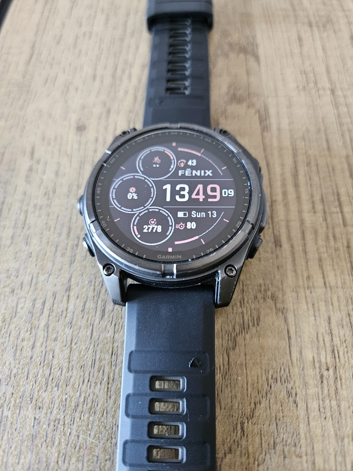 Garmin Fenix 8 Saphire Solar DLC Titanium Carbon Gray Watch 47mm With Extras