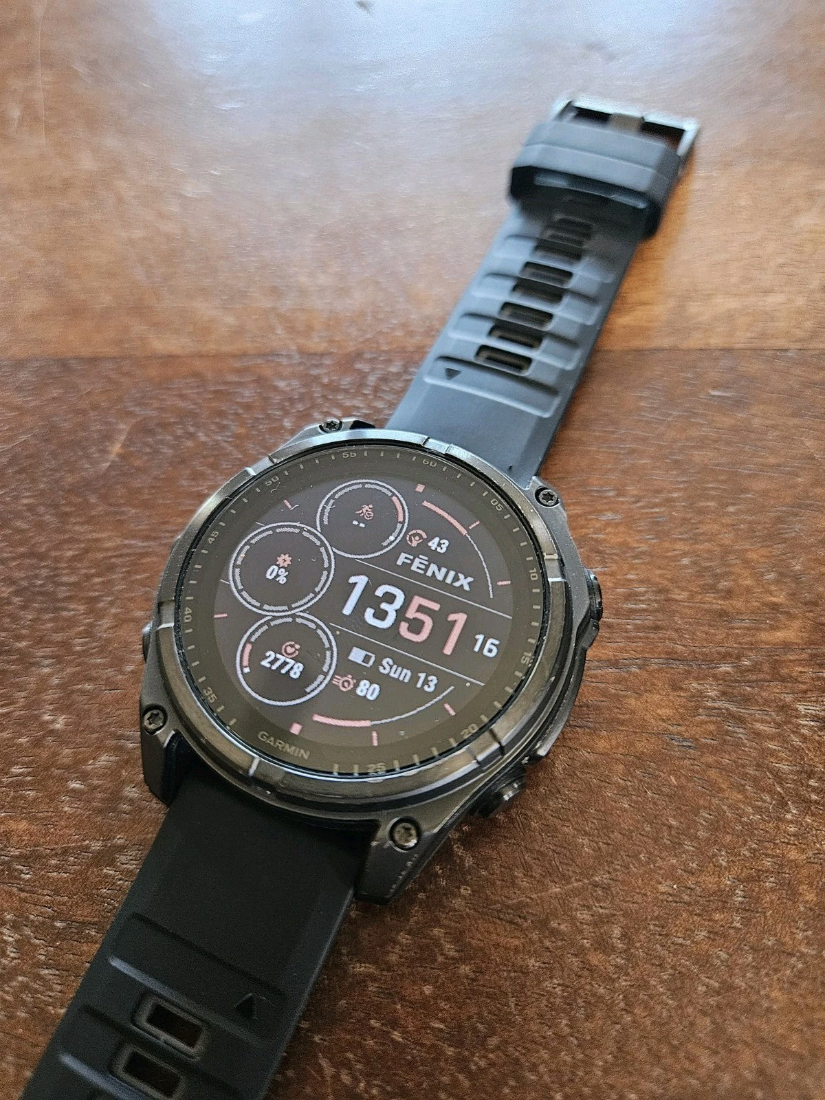 Garmin Fenix 8 Saphire Solar DLC Titanium Carbon Gray Watch 47mm With Extras