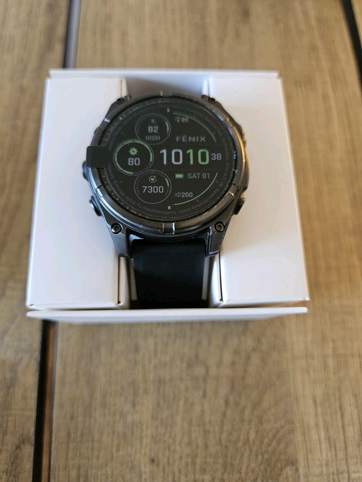Garmin Fenix 8 Saphire Solar DLC Titanium Carbon Gray Watch 47mm With Extras