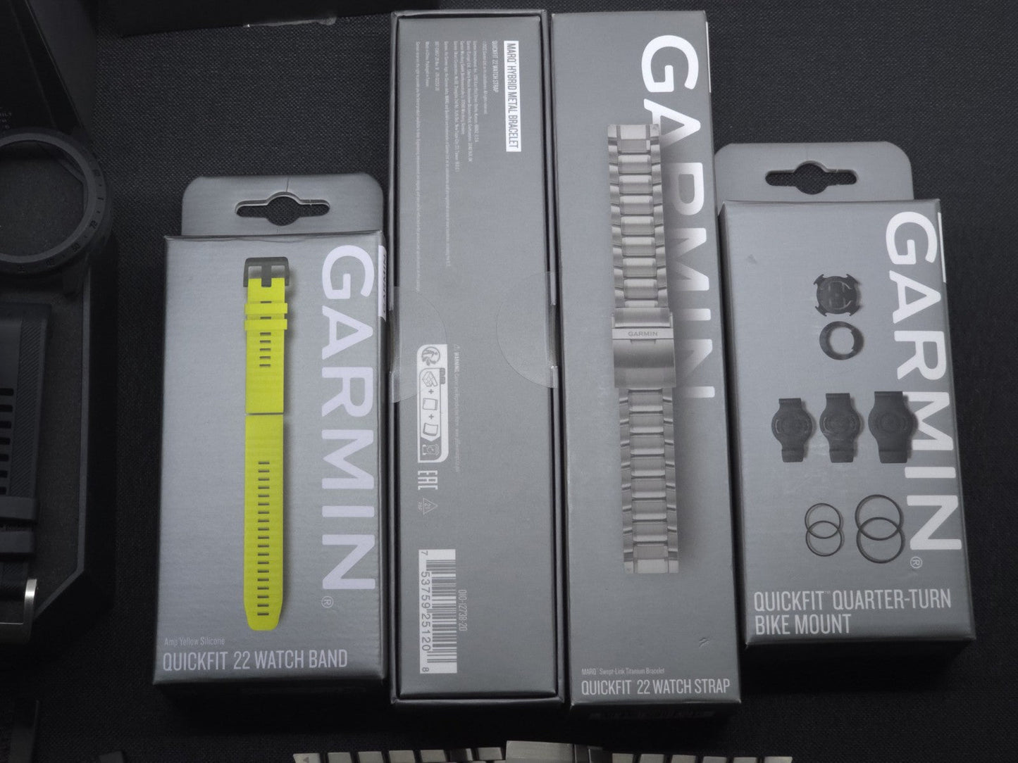 Garmin MARQ Adventurer Gen 2 Watch + 2x Titanium Bracelet Bundle + Extra Straps