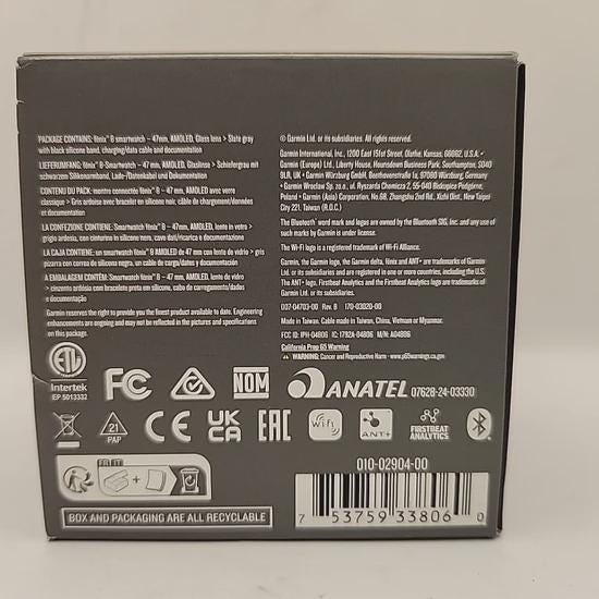garmin fenix 8 47mm amoled slate gray black silicone band gps multisport smartwatch
