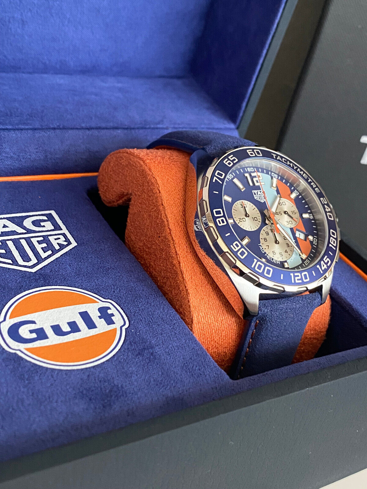 Tag Heuer Formula 1 Quartz Chronograph Gulf Men's Watch CAZ101N.FC8243