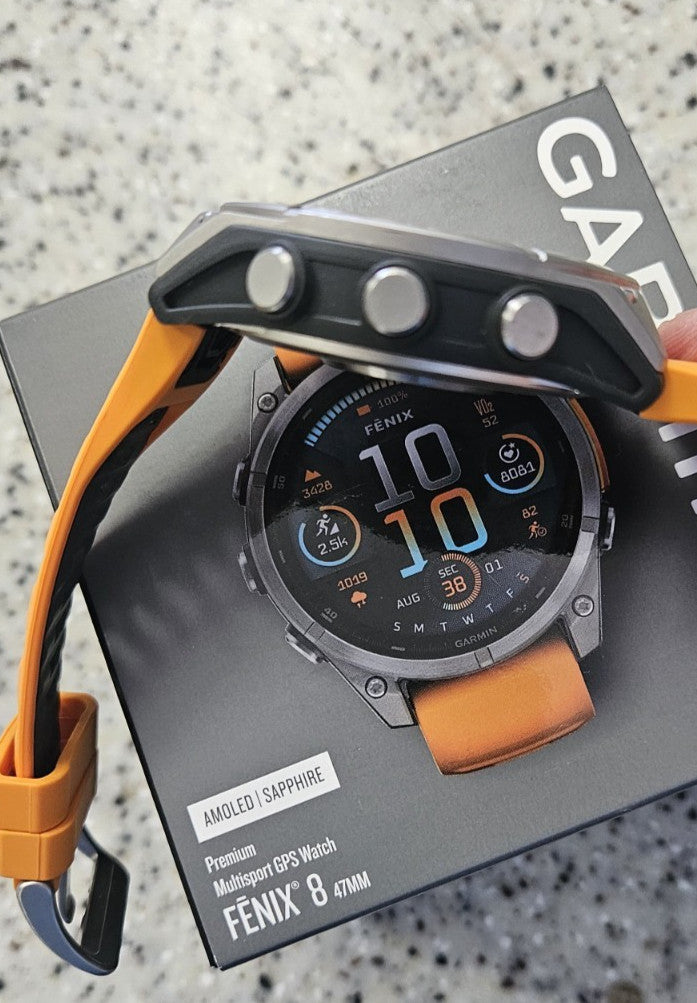 Garmin Fenix 8 AMOLED Sapphire Edition 47mm Titanium Excellent Cond. w/Extras