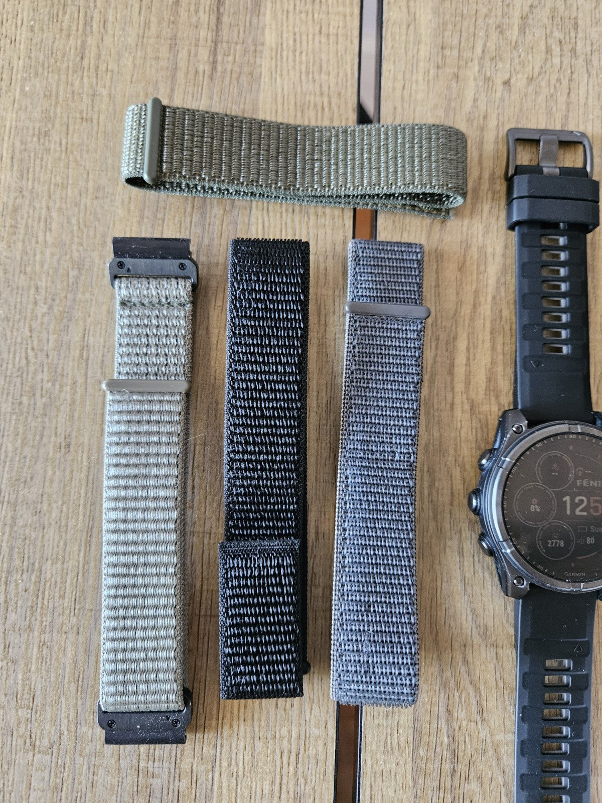 Garmin Fenix 8 Saphire Solar DLC Titanium Carbon Gray Watch 47mm With Extras