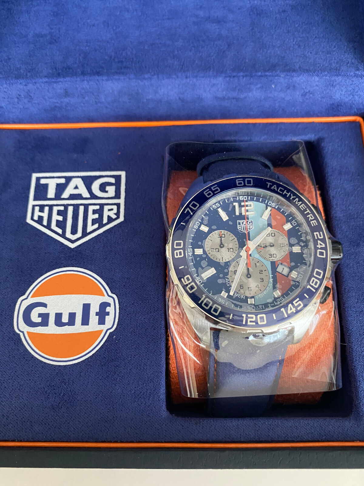 Tag Heuer Formula 1 Quartz Chronograph Gulf Men's Watch CAZ101N.FC8243