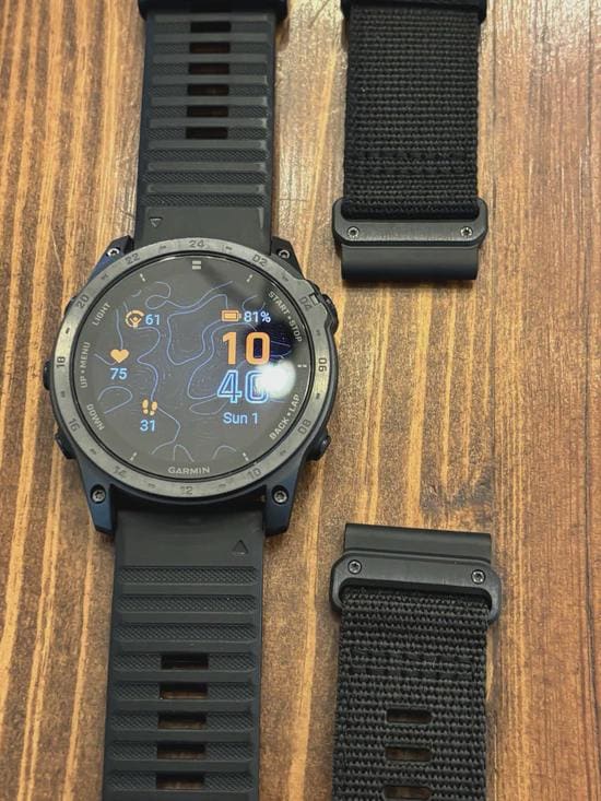 garmin tactix 7 amoled edition gps smartwatch 1.4" display sapphire lens rugged design