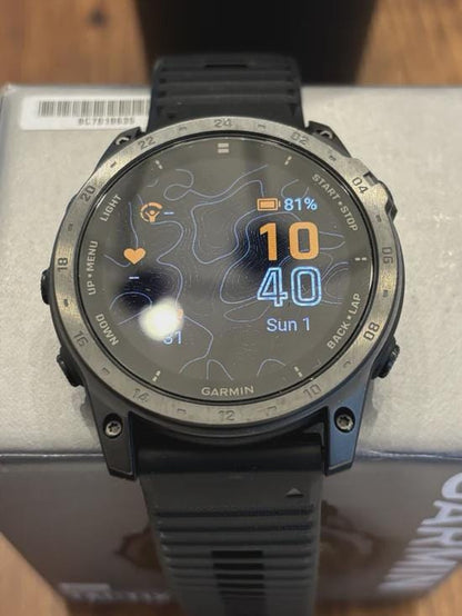 garmin tactix 7 amoled edition gps smartwatch 1.4" display sapphire lens rugged design
