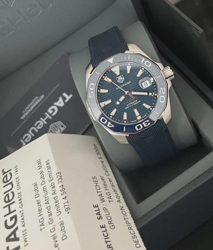 TAG Heuer Aquaracer 41mm , Automatic WAY211C.FT6155 Full set Unworn Receipt .