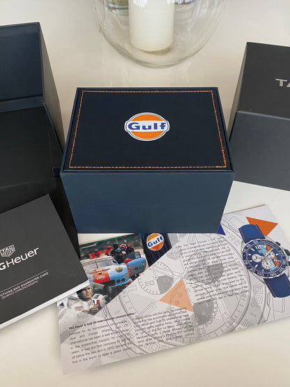 Tag Heuer Formula 1 Quartz Chronograph Gulf Men's Watch CAZ101N.FC8243