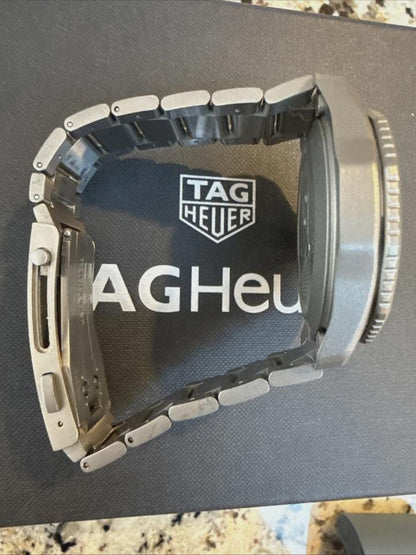TAG Heuer Aquaracer Pro 300 Green 43mm Titanium Automatic Men Watch Original Box